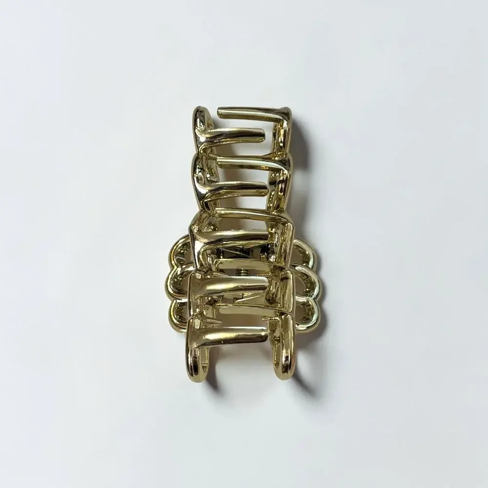 Gold Heart Hair Clip
